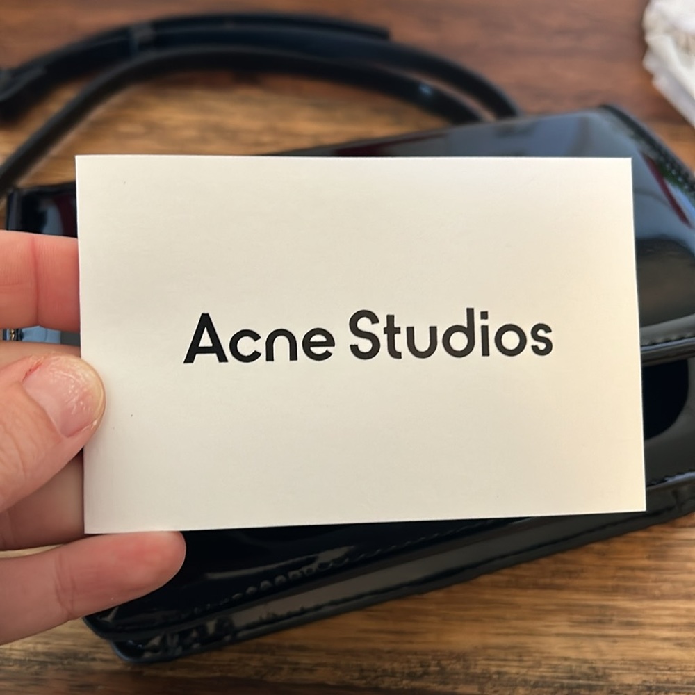 NWT - Acne Studios Face Patch Bag - Picture 11 of 11